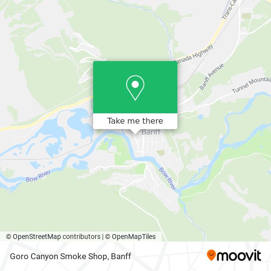 Goro Canyon Smoke Shop map