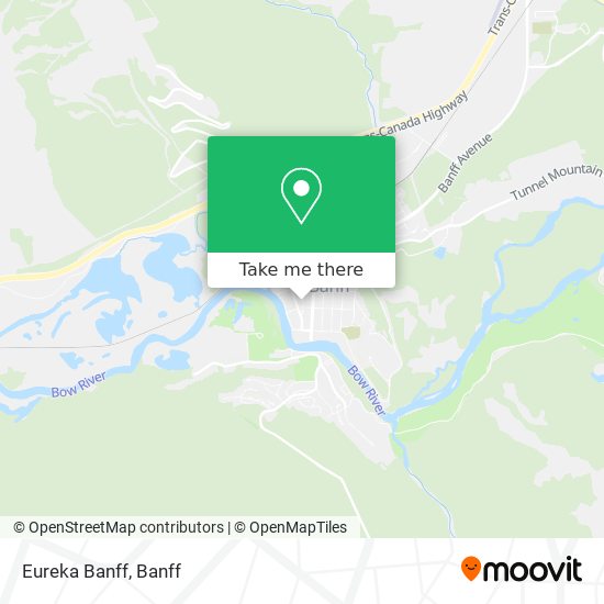 Eureka Banff map