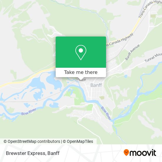 Brewster Express map