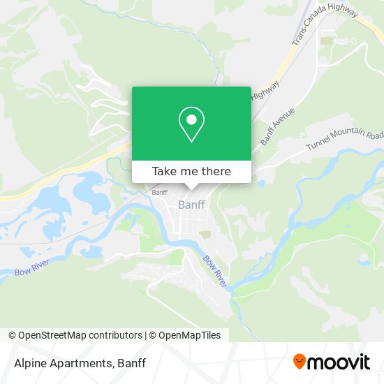 Alpine Apartments map