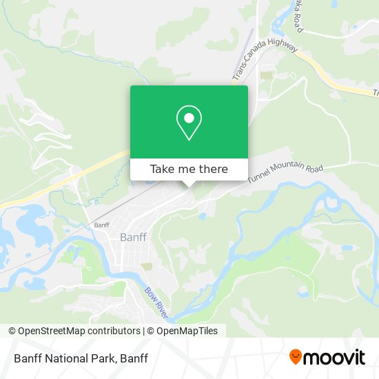 Banff National Park map