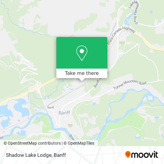 Shadow Lake Lodge map