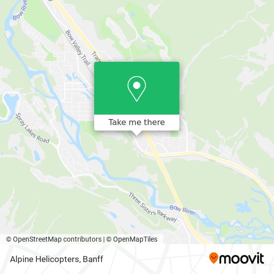Alpine Helicopters map