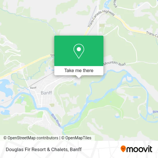 Douglas Fir Resort & Chalets map