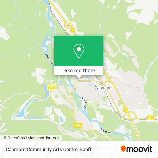 Canmore Community Arts Centre map
