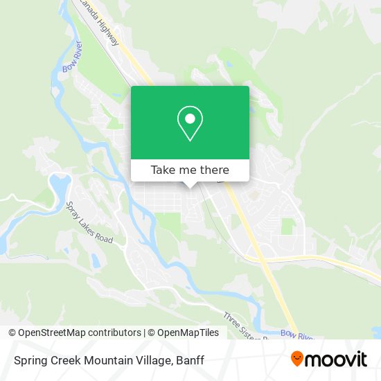 Spring Creek Mountain Village map