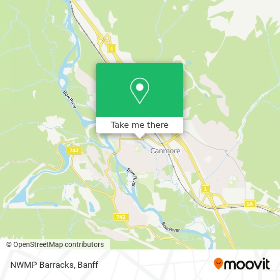 NWMP Barracks map