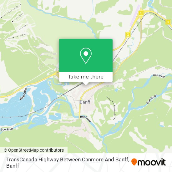 TransCanada Highway Between Canmore And Banff plan