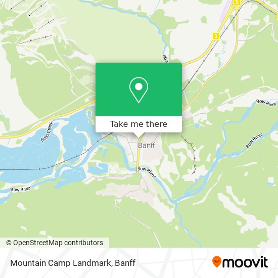 Mountain Camp Landmark map