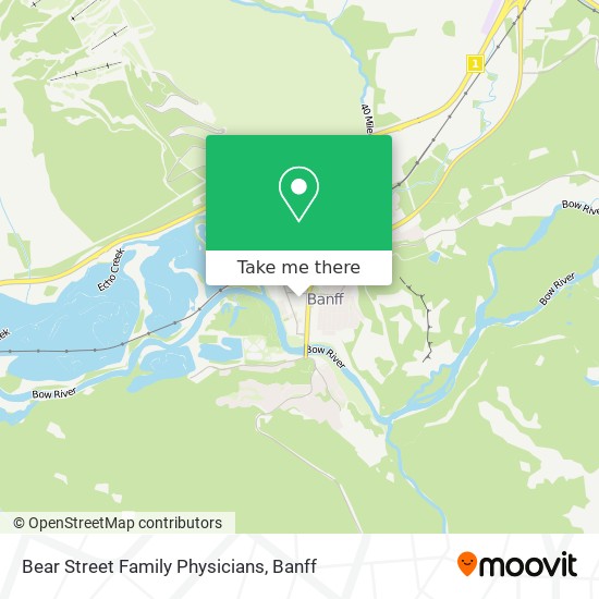 Bear Street Family Physicians map