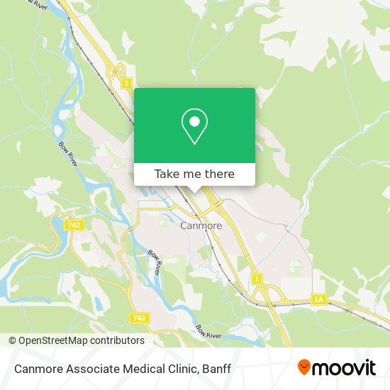 Canmore Associate Medical Clinic map