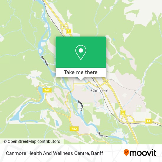 Canmore Health And Wellness Centre map