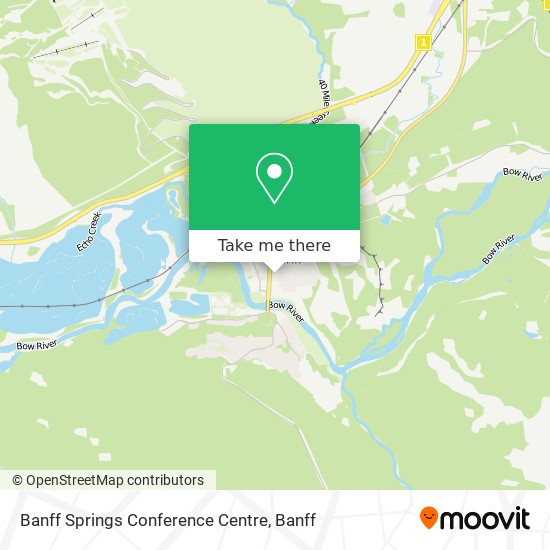 Banff Springs Conference Centre map
