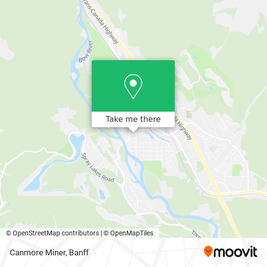 Canmore Miner map