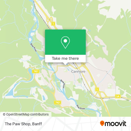 The Paw Shop map