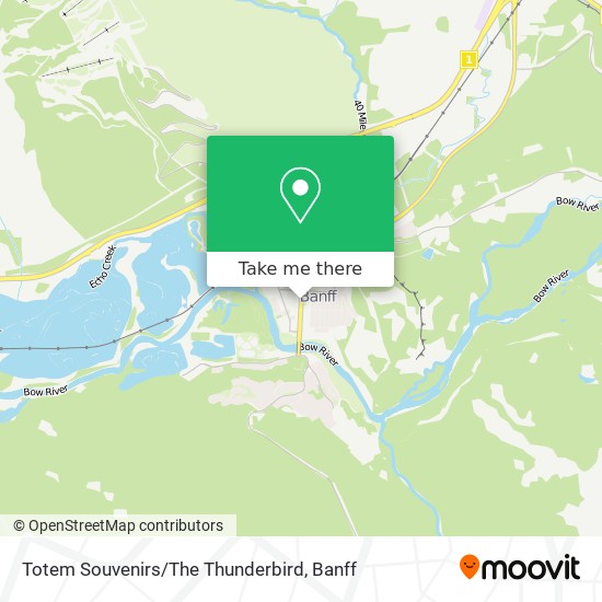 Totem Souvenirs / The Thunderbird map