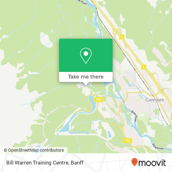 Bill Warren Training Centre map