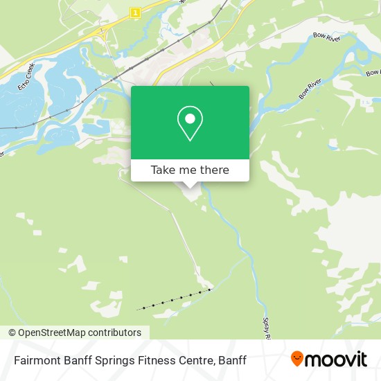 Fairmont Banff Springs Fitness Centre plan