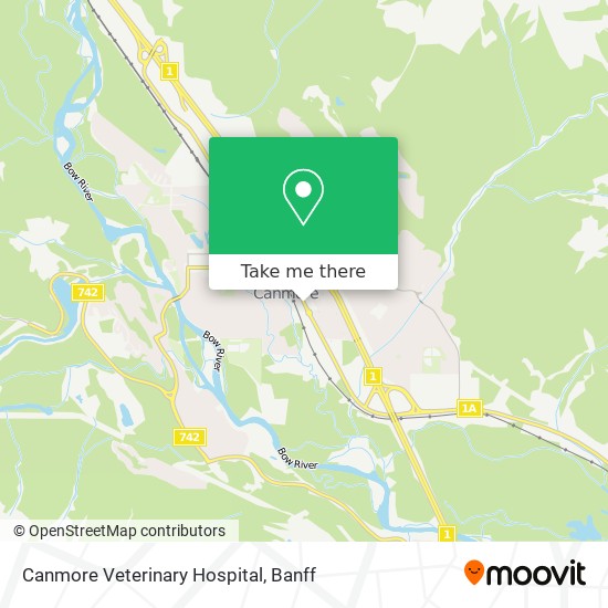 Canmore Veterinary Hospital map