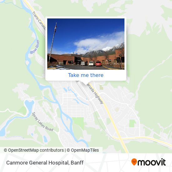Canmore General Hospital map