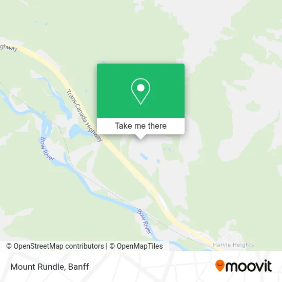 Mount Rundle map
