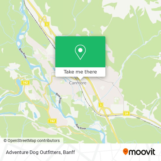 Adventure Dog Outfitters map