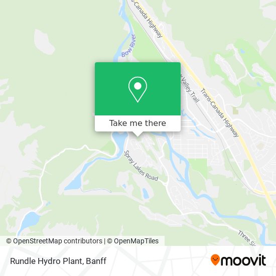 Rundle Hydro Plant map