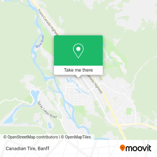 Canadian Tire map