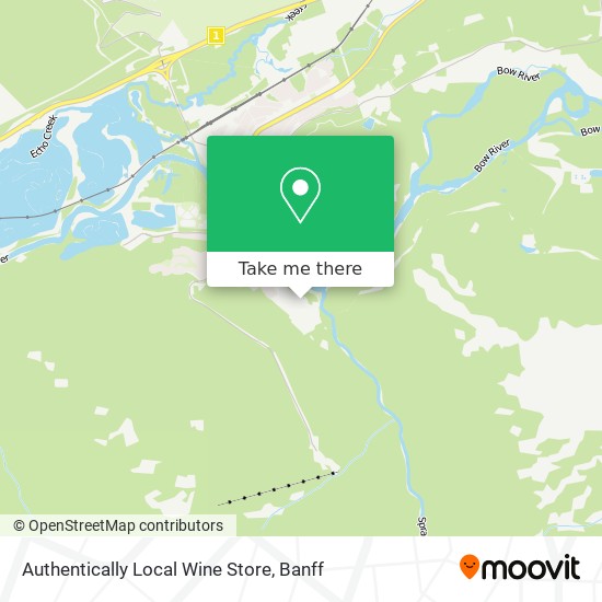 Authentically Local Wine Store map