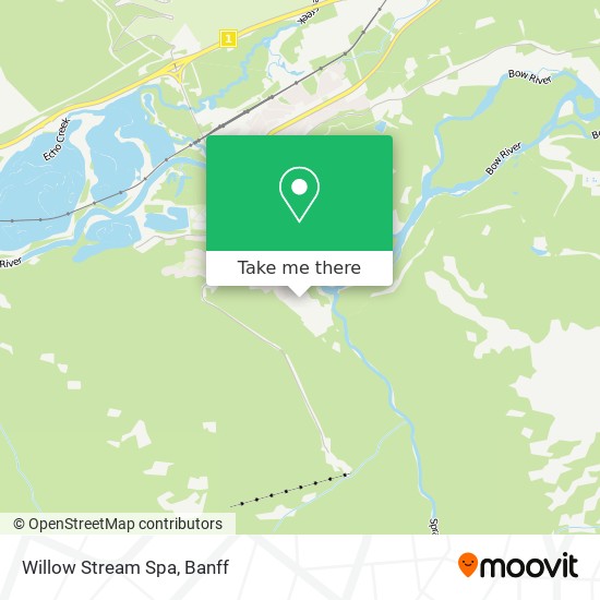 Willow Stream Spa map