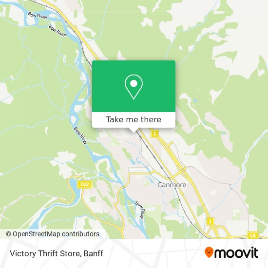 Victory Thrift Store map