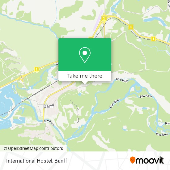 International Hostel map