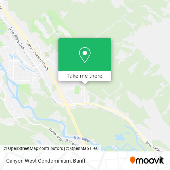 Canyon West Condominium map