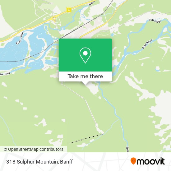 318 Sulphur Mountain map