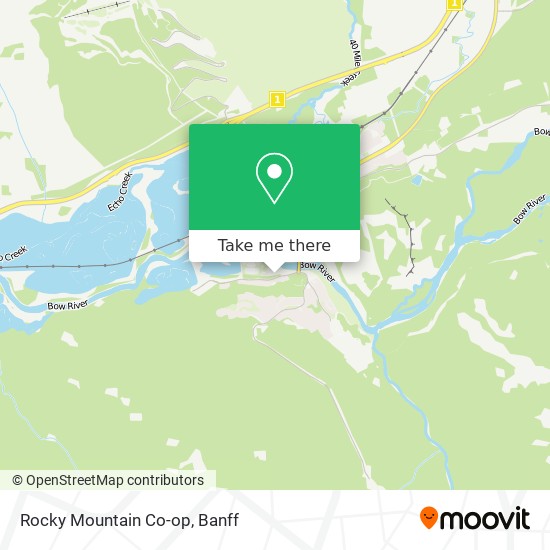 Rocky Mountain Co-op map