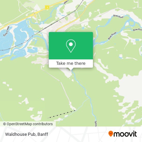Waldhouse Pub map
