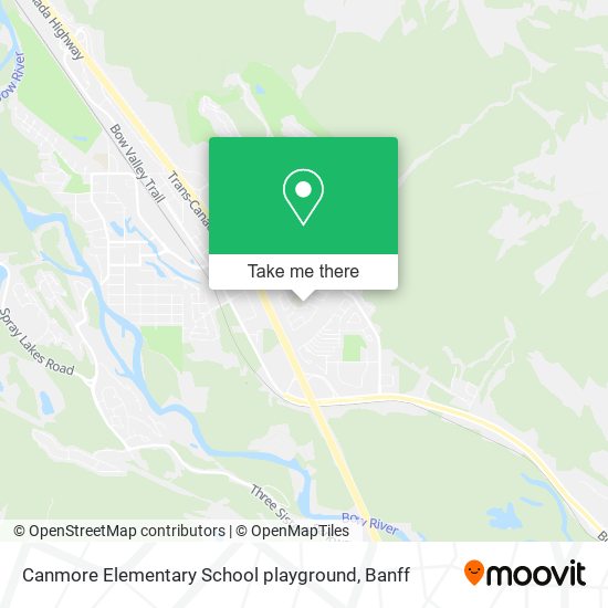 Canmore Elementary School playground map
