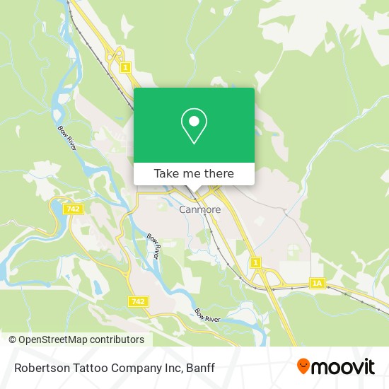 Robertson Tattoo Company Inc map