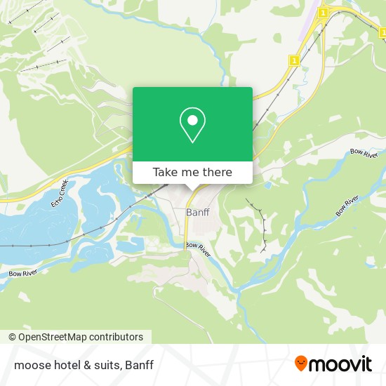 moose hotel & suits map