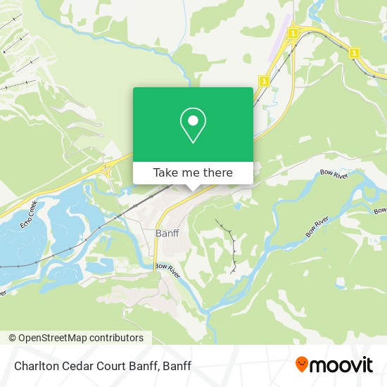 Charlton Cedar Court Banff map