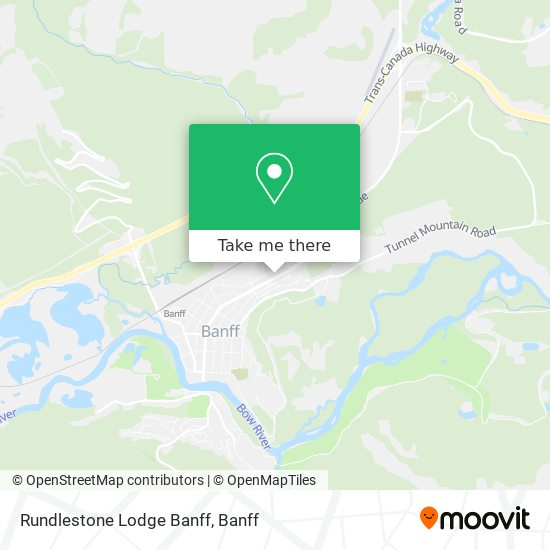 Rundlestone Lodge Banff map