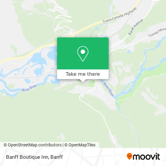 Banff Boutique Inn map