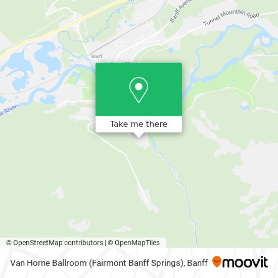 Van Horne Ballroom (Fairmont Banff Springs) map