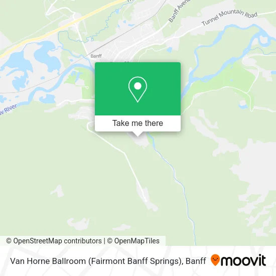 Van Horne Ballroom (Fairmont Banff Springs) map