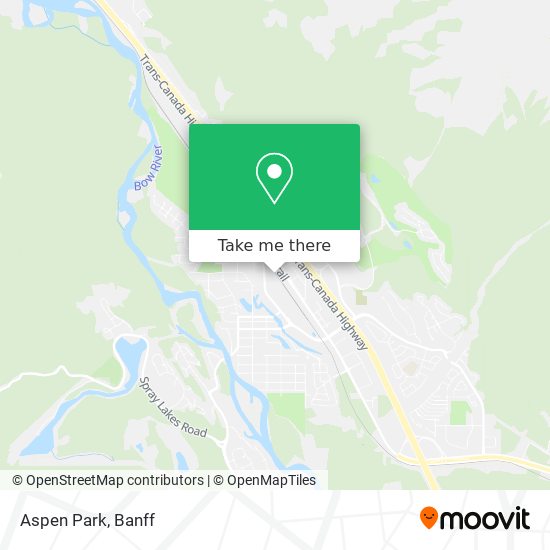 Aspen Park map