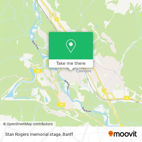 Stan Rogers memorial stage map