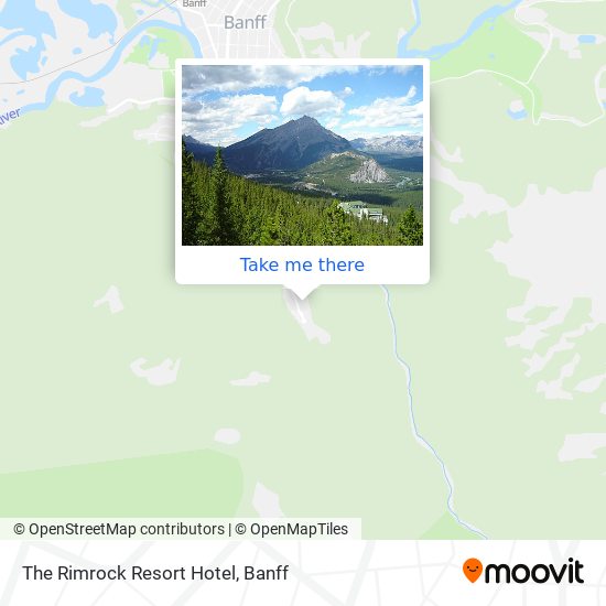 The Rimrock Resort Hotel map