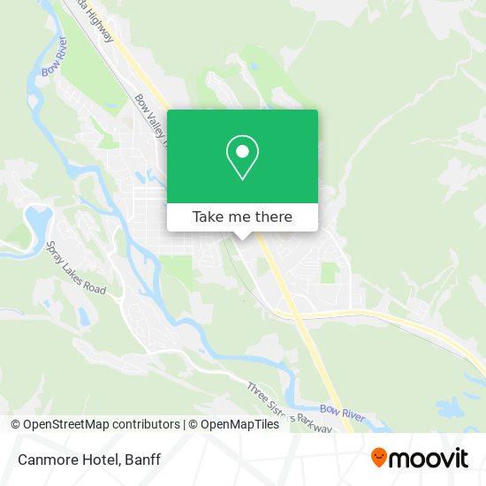 Canmore Hotel map