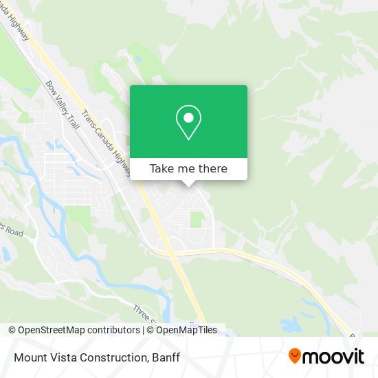 Mount Vista Construction map
