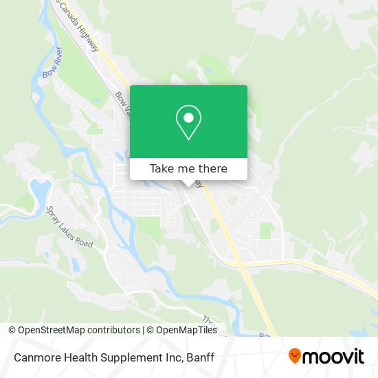 Canmore Health Supplement Inc map
